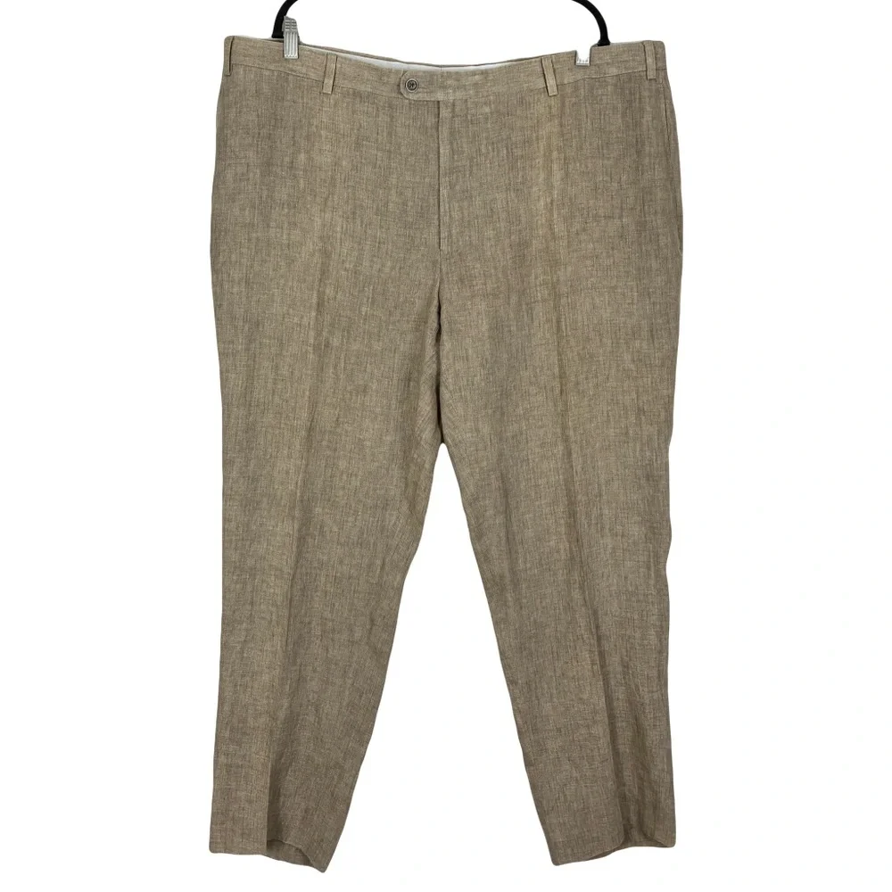 New Joseph Abboud Linen Suit Dress Pant Mens 44